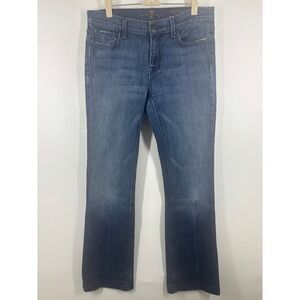 7 For All Mankind High Waist Bootcut Jeans Blue Denim Size 30